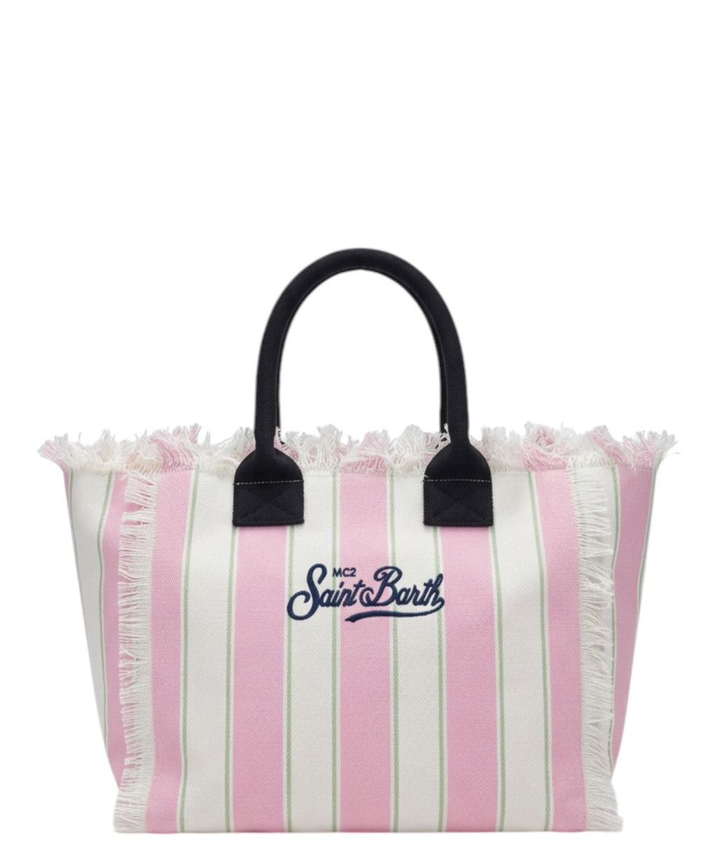 Sac Vanity MC2 Saint Barth en toile rayée