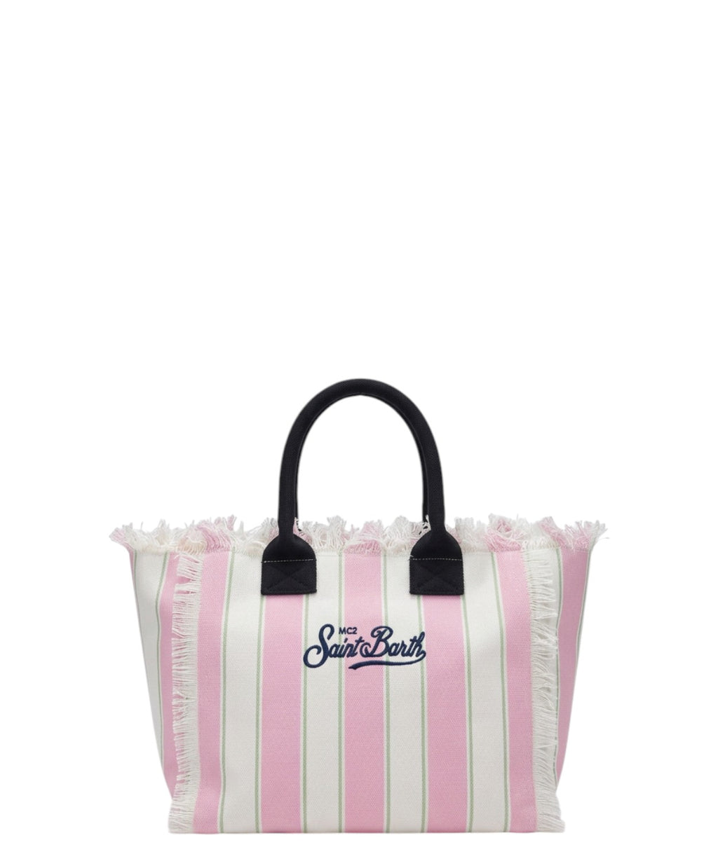Sac Colette Stripes MC2 Saint Barth en toile