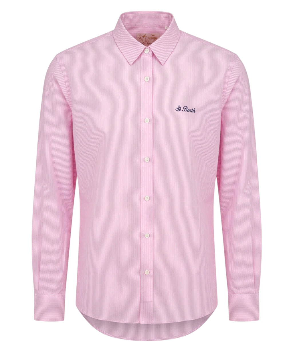 Chemise Brigitte en popeline avec broderie Bella e Impossibile