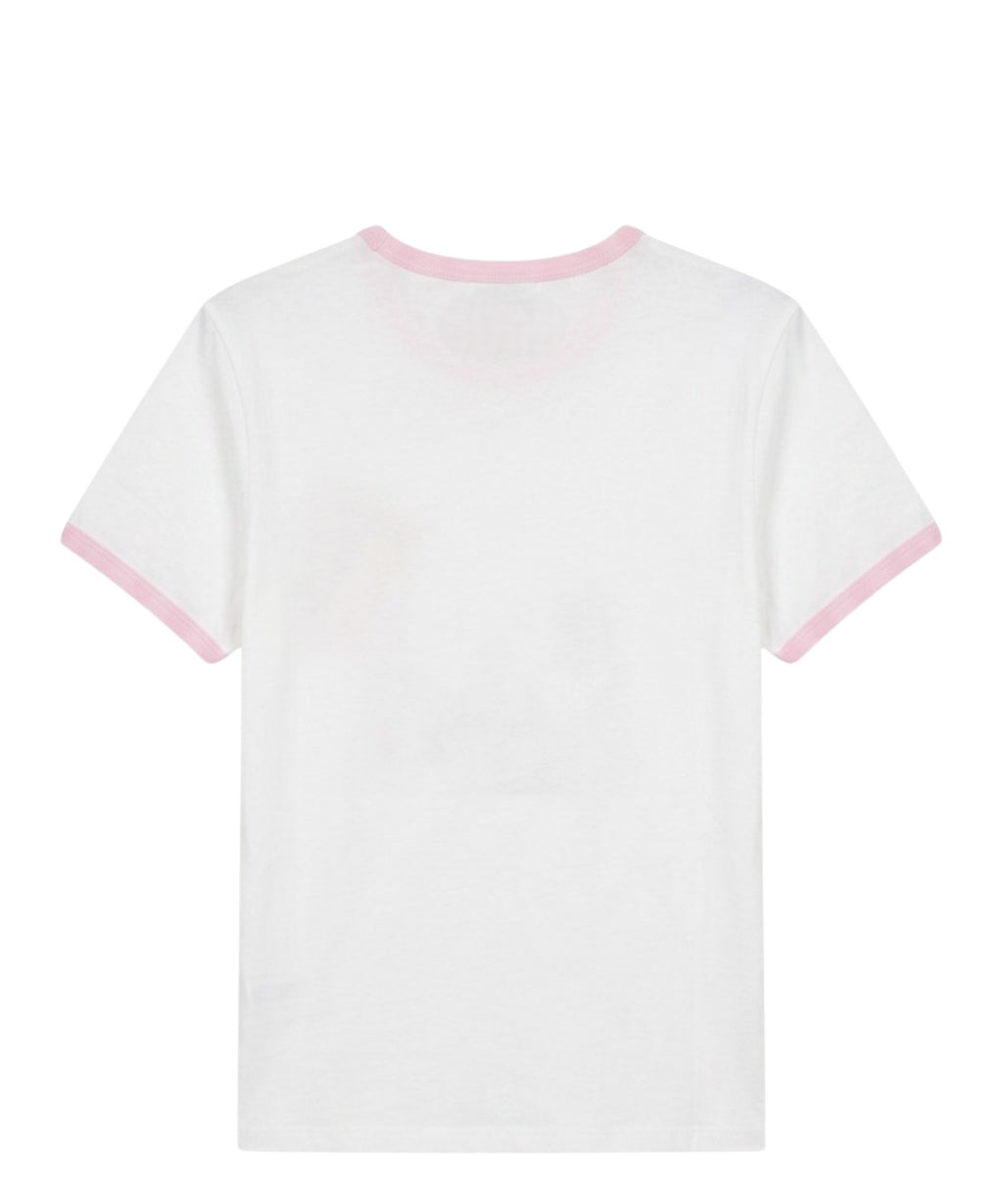 T-shirt Emilie MC2 Saint Barth avec broderie Snoopy Padel