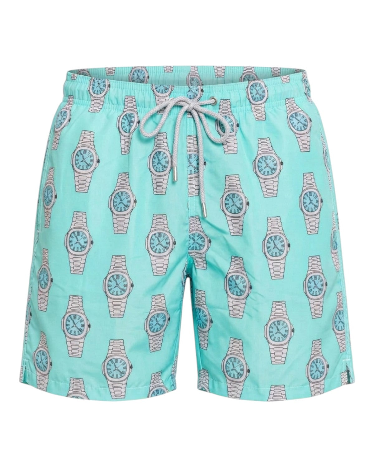 Short de bain Mc2 Saint Barth à imprimé montres