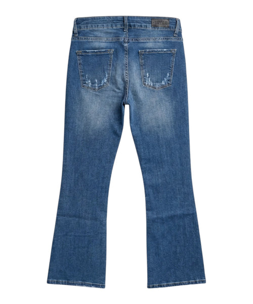 Jeans femme évasés en denim - style et polyvalence