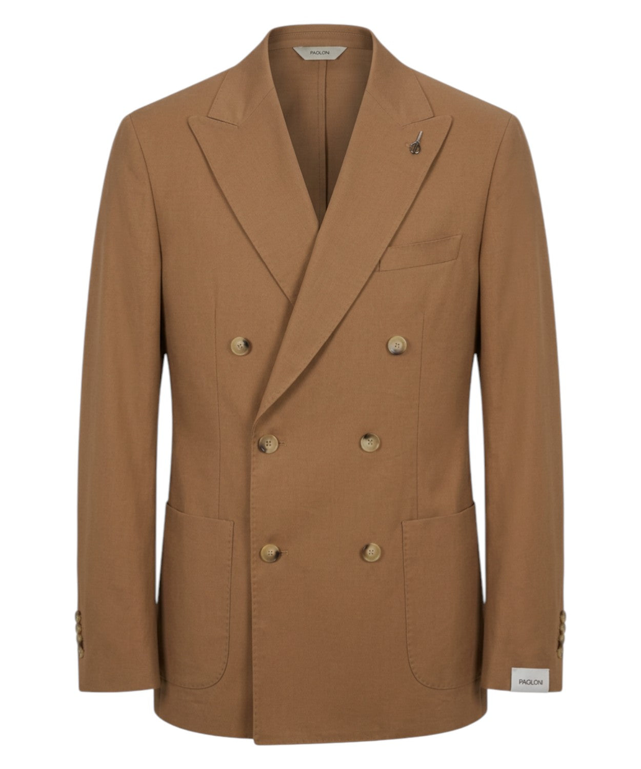 Giacca Doppiopetto Paoloni in Lana Vergine