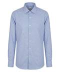 Chemise homme Ingram bleue stretch avec micro-motif