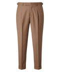 Pantalon Homme en Laine Stretch avec Pinces