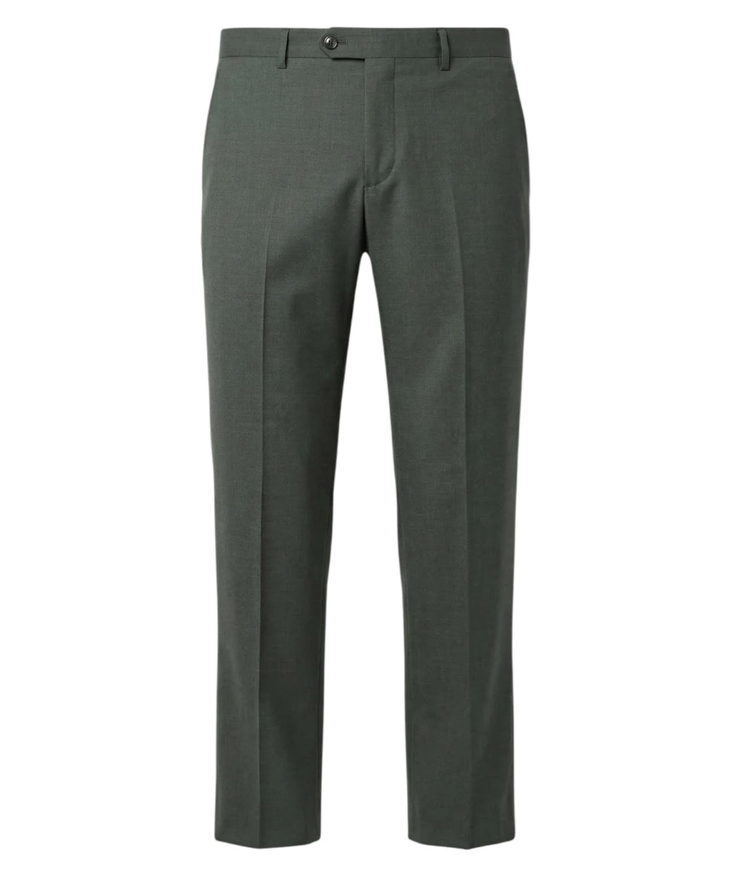 Robe Homme Manuel Ritz Verte en Laine Stretch