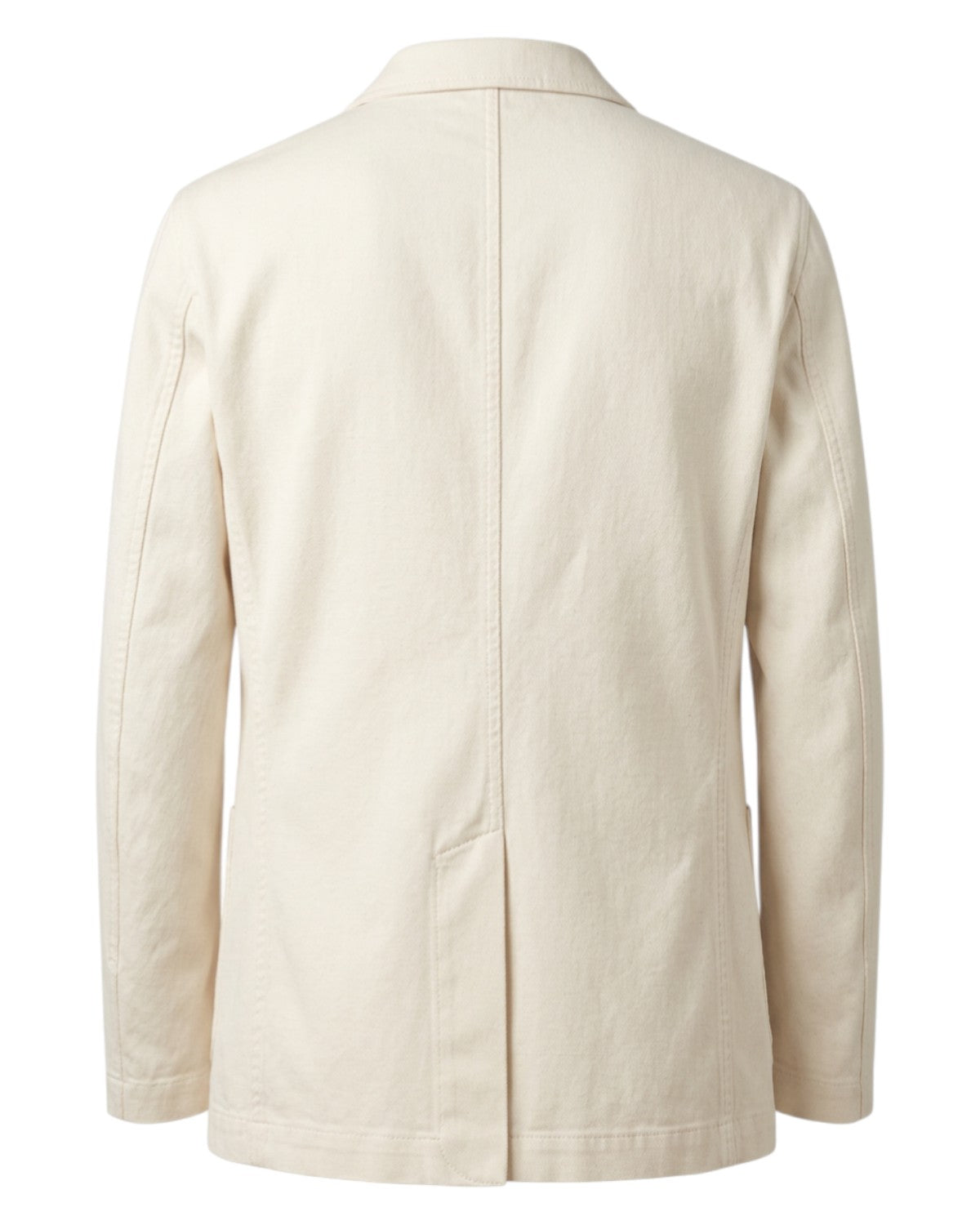 Giacca Denim Blu Stretch con Tasche a Toppa