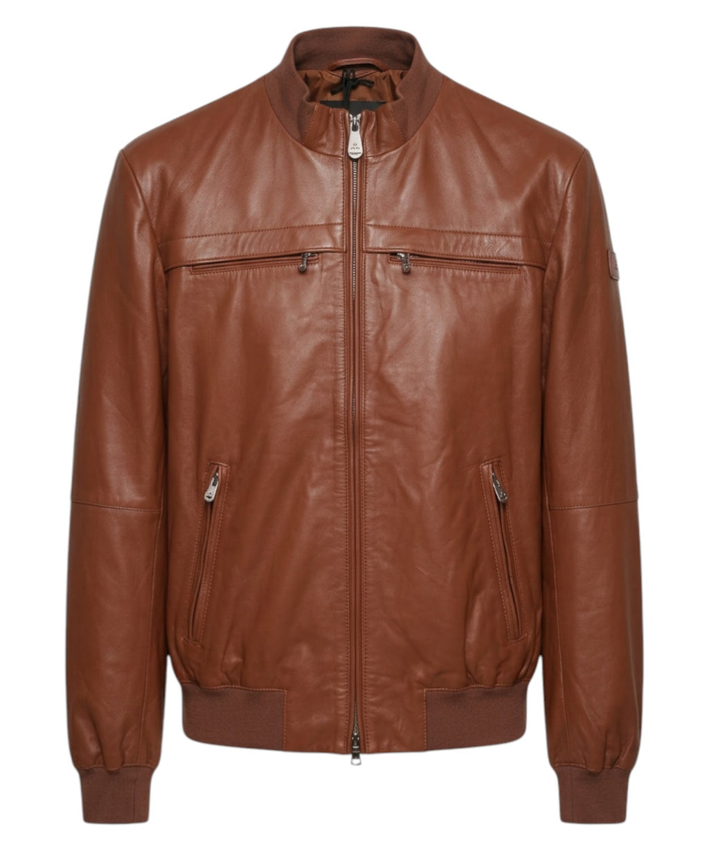 Veste Homme Peuterey Sands Cuir en Cuir Cuoio