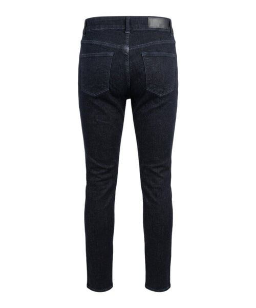Jean skinny femme avec strass et bande latérale