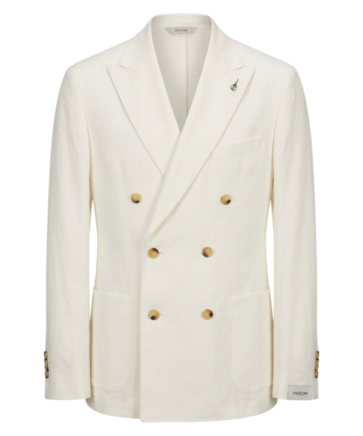 Giacca Doppiopetto Paoloni in Lana Vergine