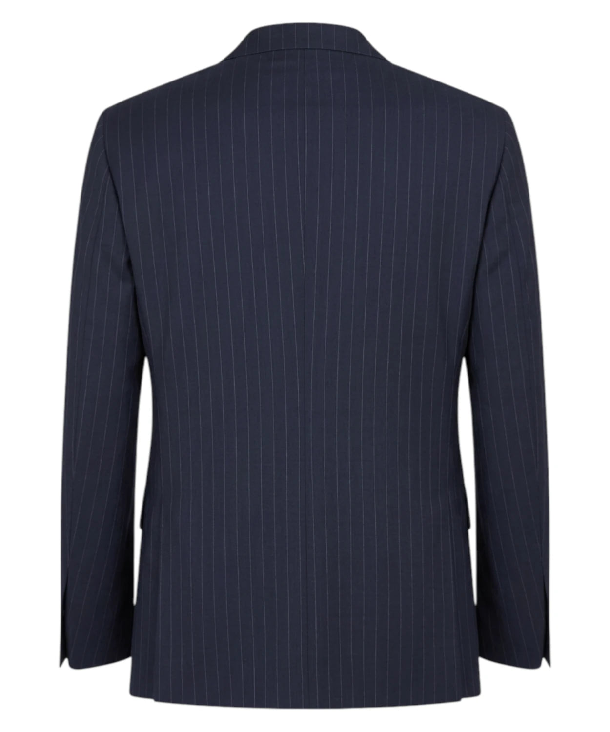 Abito Uomo Gessato Blu Paoloni in Lana Vergine