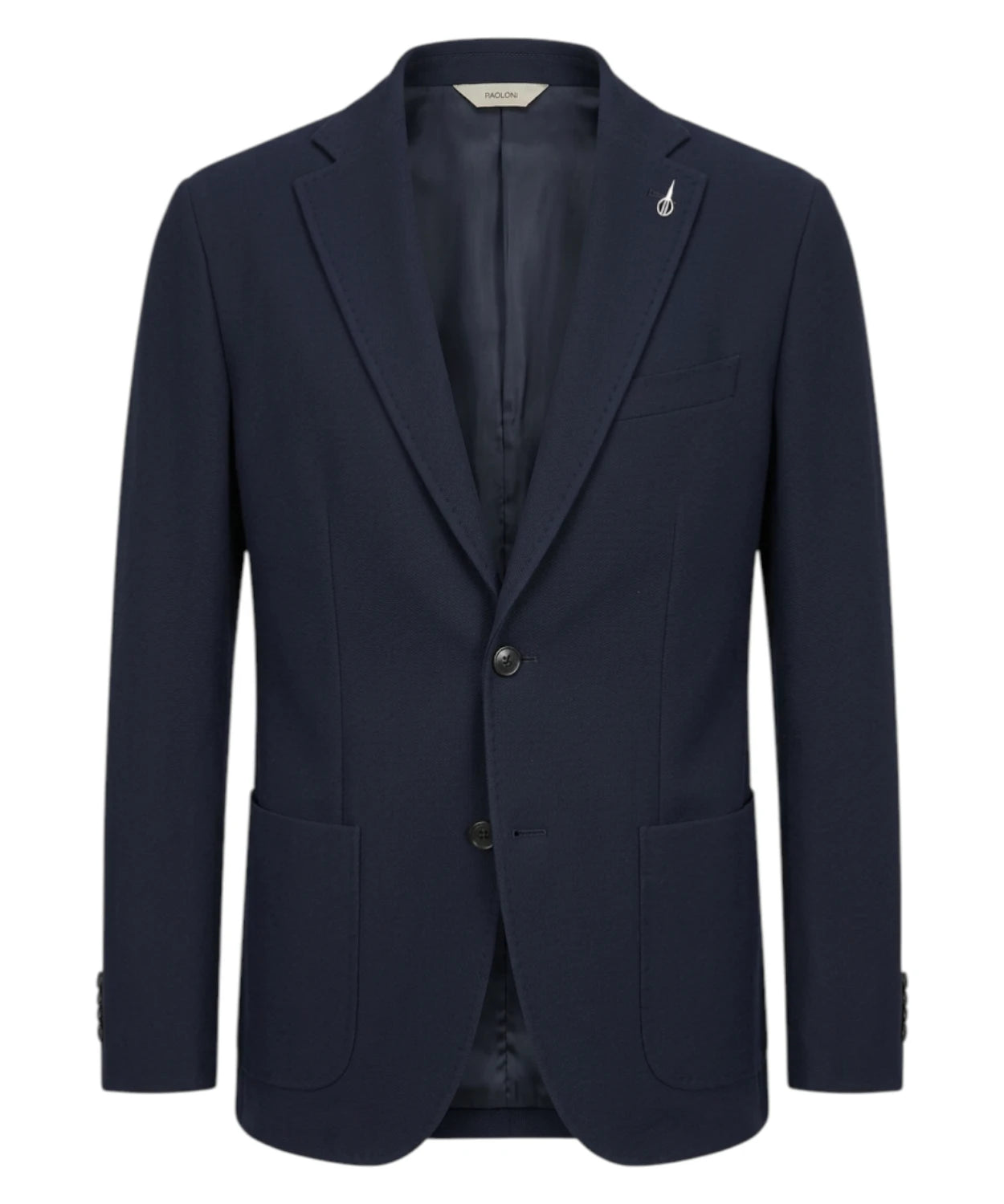 Giacca Uomo in Cotone Blu - Blazer Elegante Paoloni