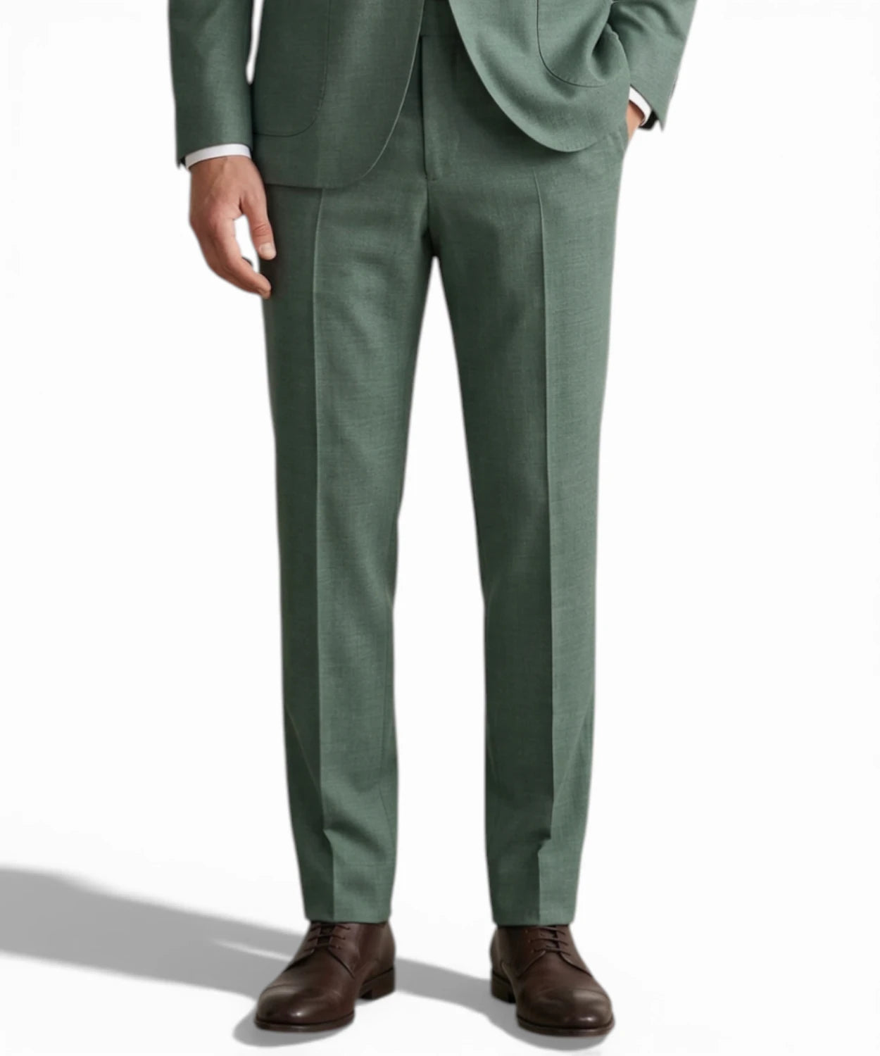 Abito Verde Modello Arno Slim Fit per Uomo