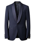 Abito Smoking Uomo Blu Notte di Manuel Ritz in Fresco Lana Stretch