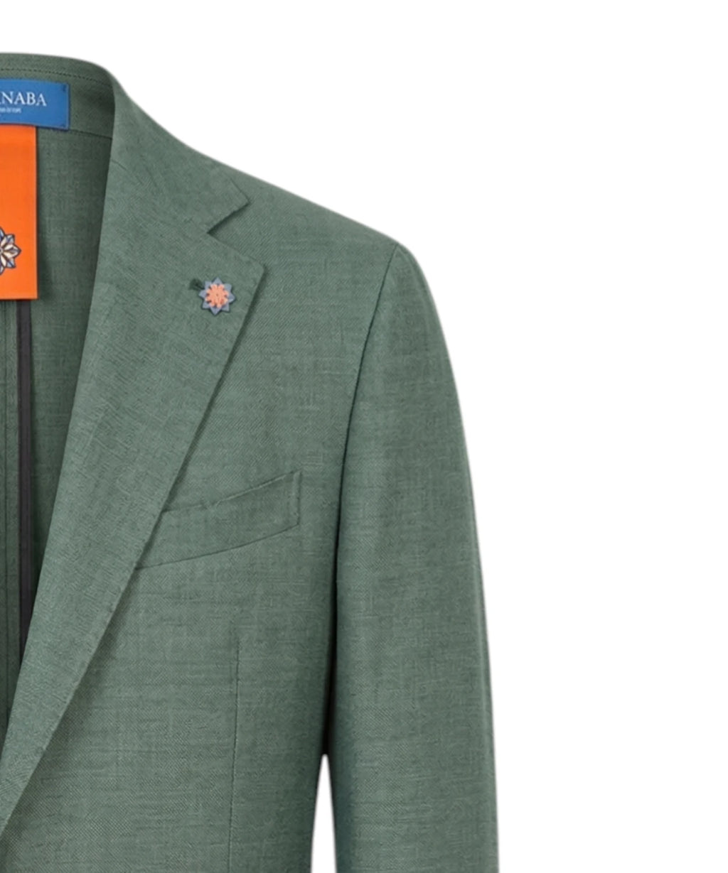 Robe verte modèle Arno coupe slim pour homme
