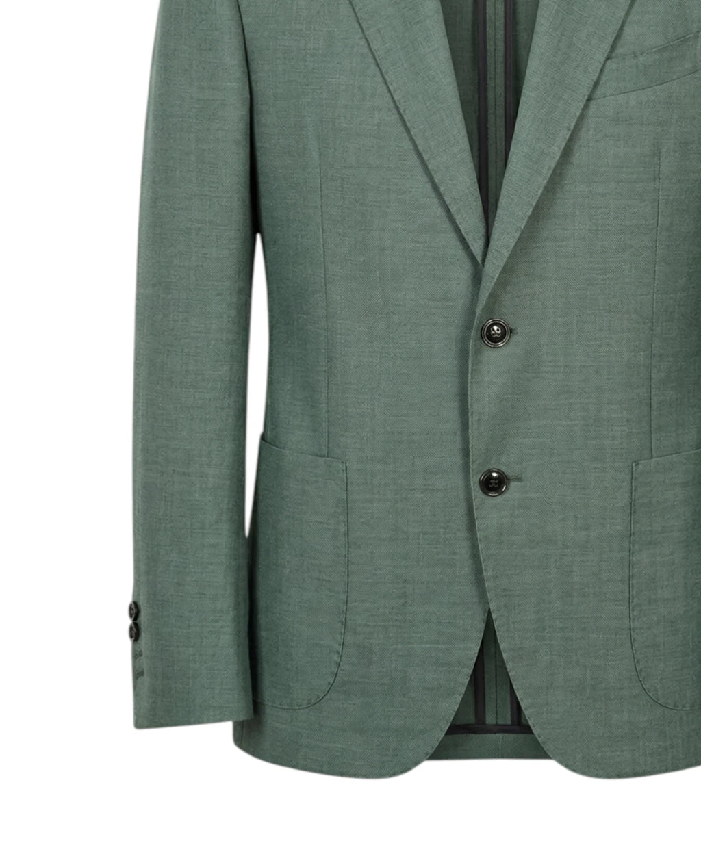 Robe verte modèle Arno coupe slim pour homme