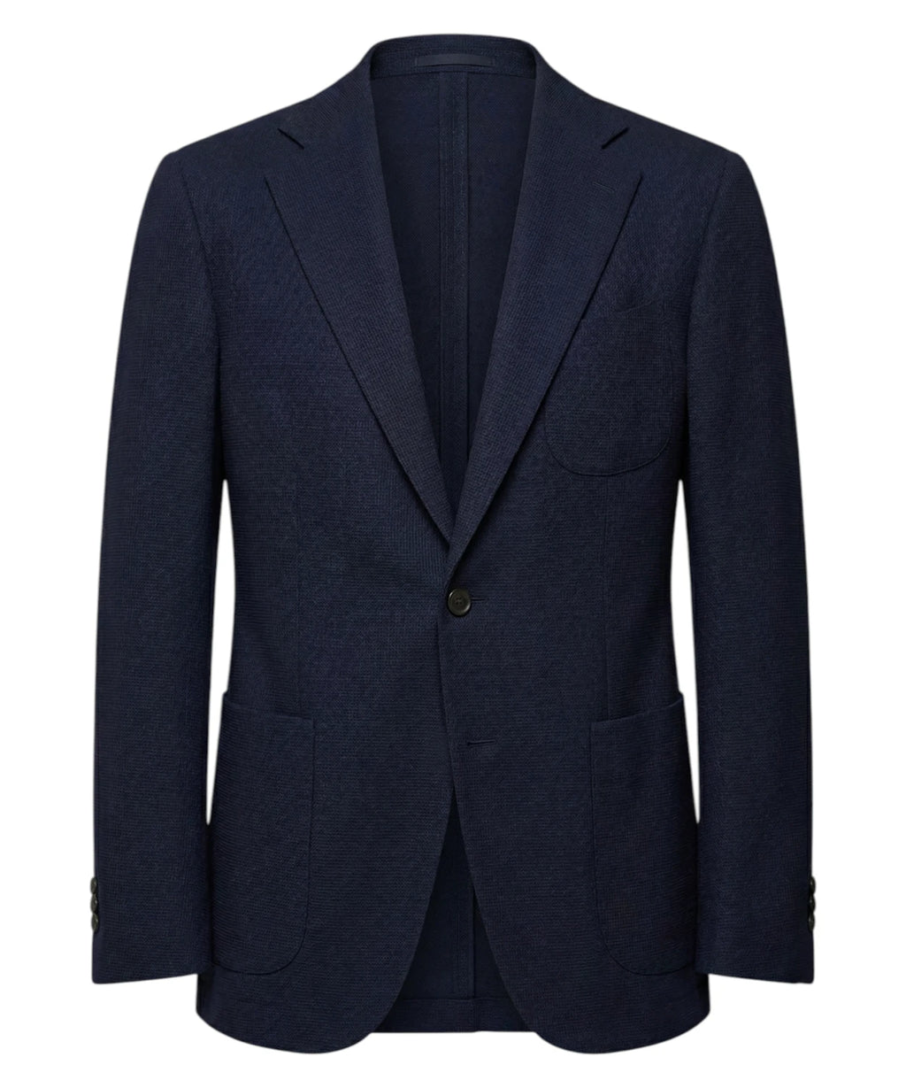 Veste Homme Bleue en Laine Super 120's - Blazer Sartorial