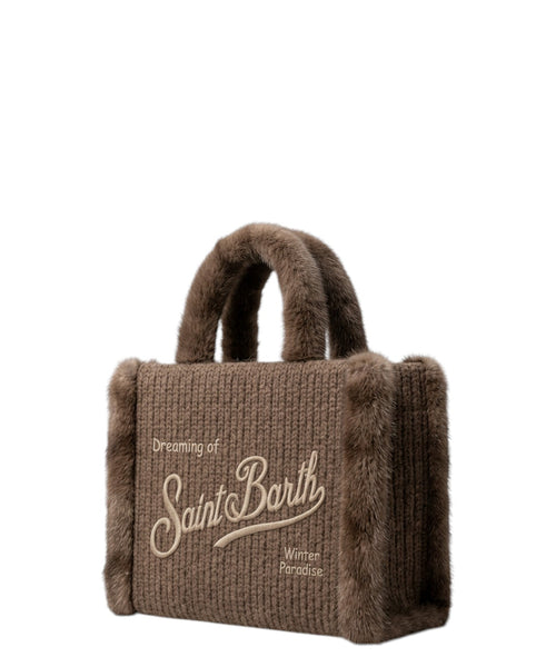 Borsa Vanity Mini Shearling in Lana