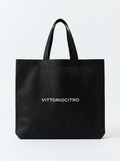 Sac Shopper TNT Noir Poignées Courtes Résistant