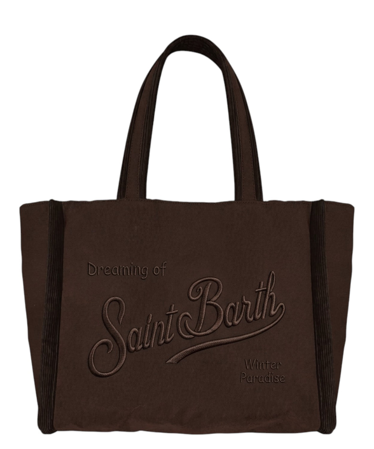 Sac Vanity en coton ciré et velours