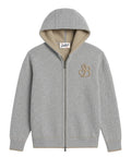 Sweatshirt MC2 Saint Barth Legacy zippé à capuche en maille