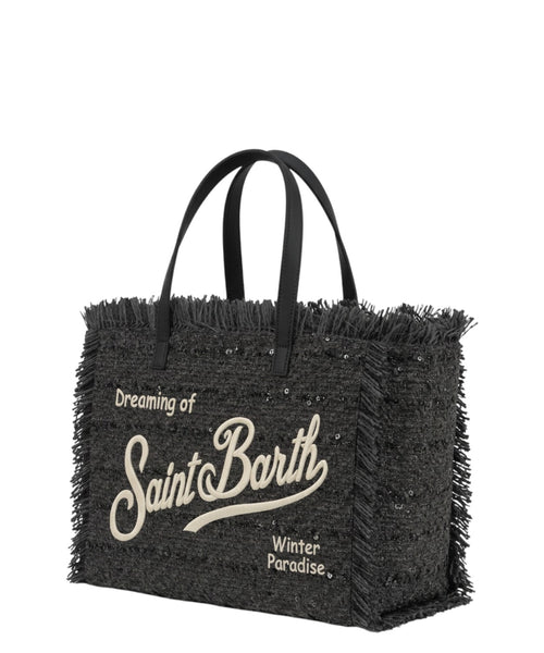 Borsa Colette in tweed Paillettes