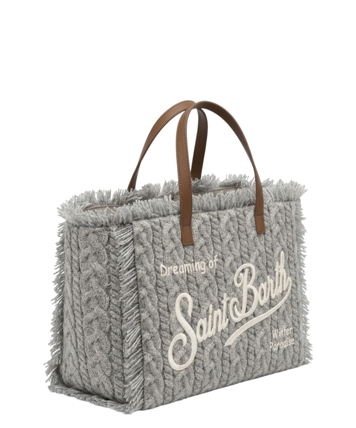 Borsa Colette in Lana Intrecciata con Tracolla