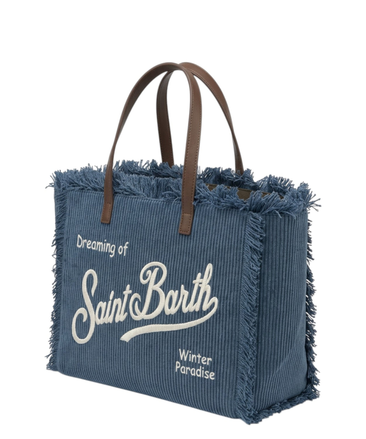 Sac Colette en velours côtelé avec logo et bandoulière