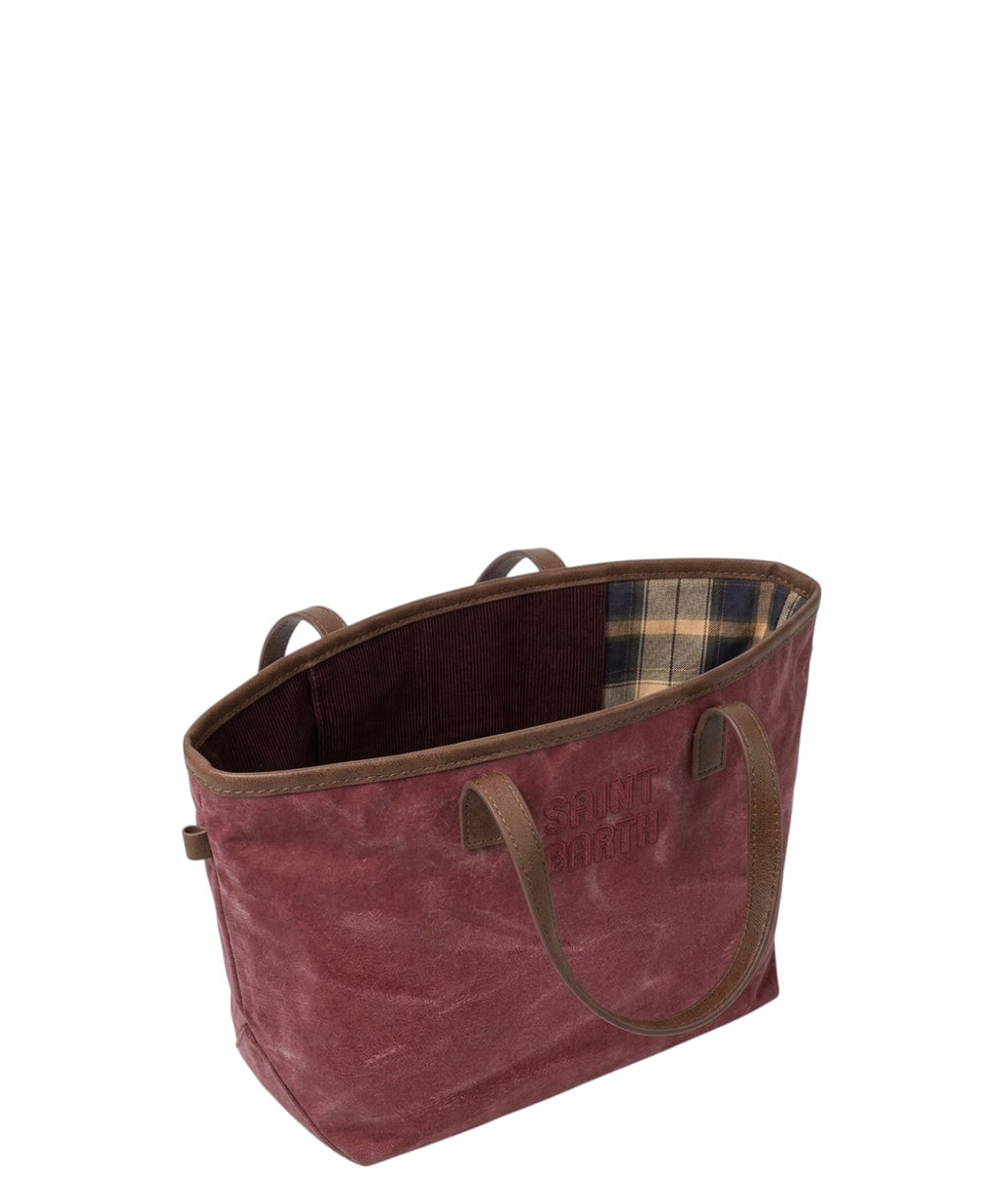 Borsa City Mini in Pelle Cerata