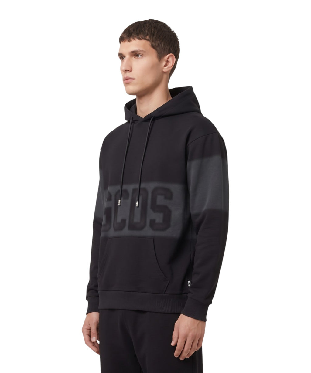 Sweat à capuche GCDS avec maxi logo effet spray