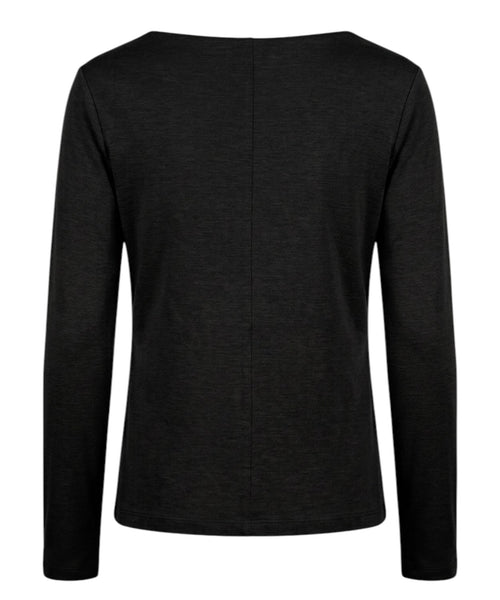 Maglia Marella TABACCO con Cut-Out e Dettaglio Gioiello