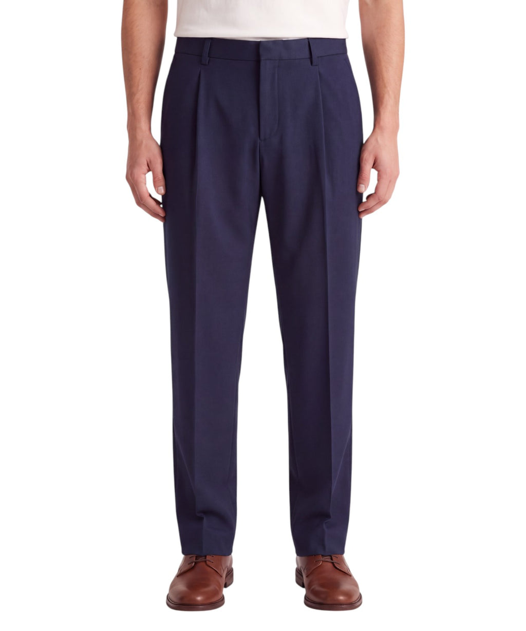 Pantalons élégants en laine à jambes larges Be Able