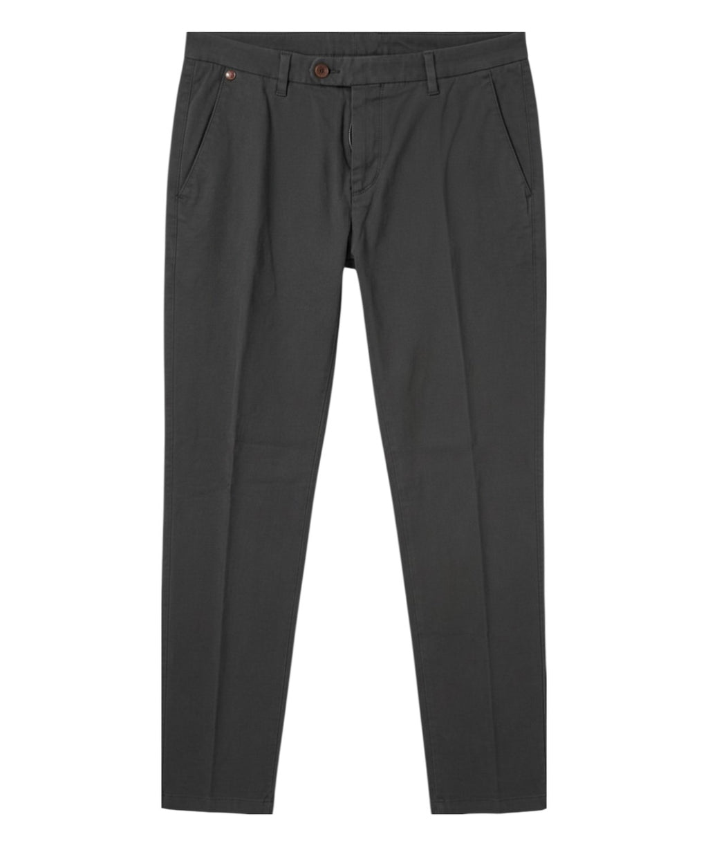 Pantalon homme Regular Fit en coton effet pêche