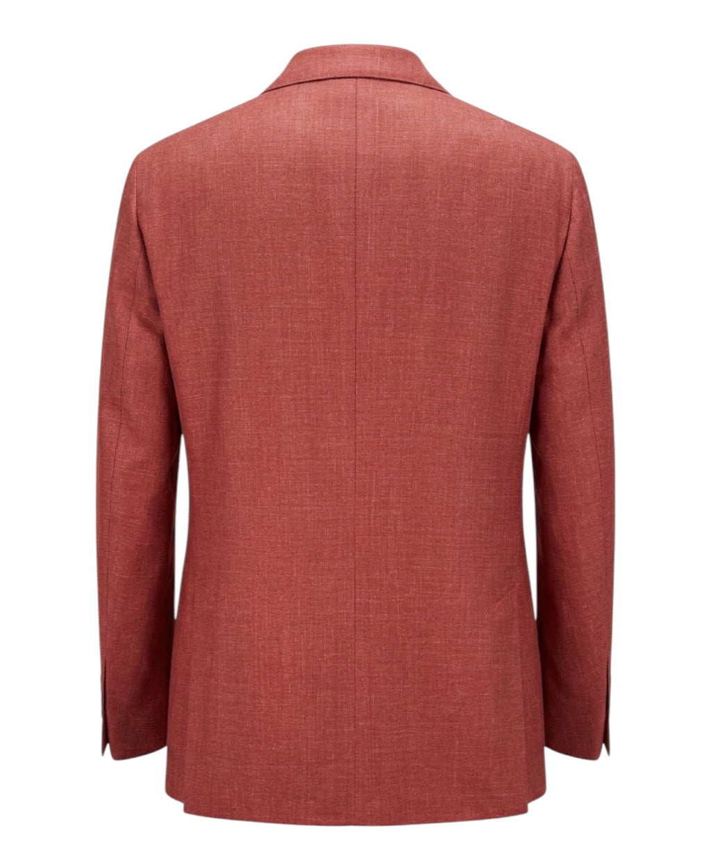 Veste Monopetto Sartitude en Mélange Soie et Lin