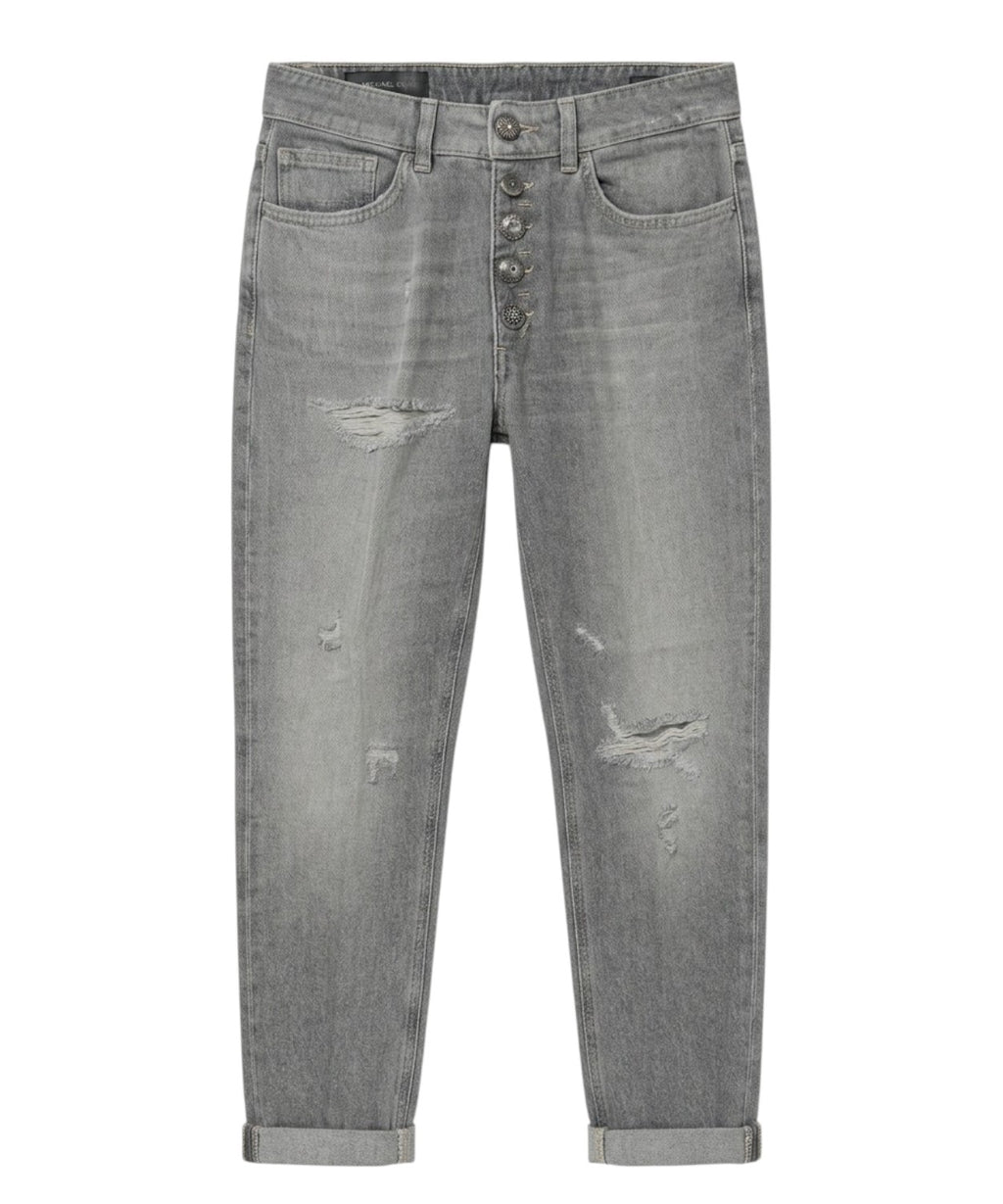 Jeans Dondup Koons déchirés en denim 10,5 Oz