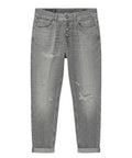 Jeans Dondup Koons déchirés en denim 10,5 Oz