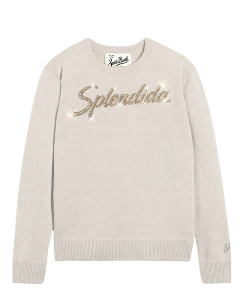 Maglione Alpaca New Queen Strass SPLENDIDA