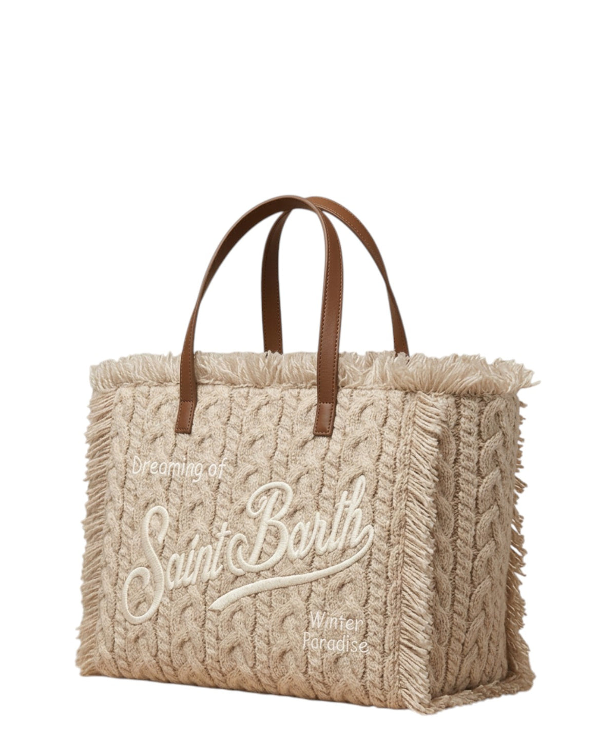 Borsa Colette in Lana Intrecciata con Tracolla