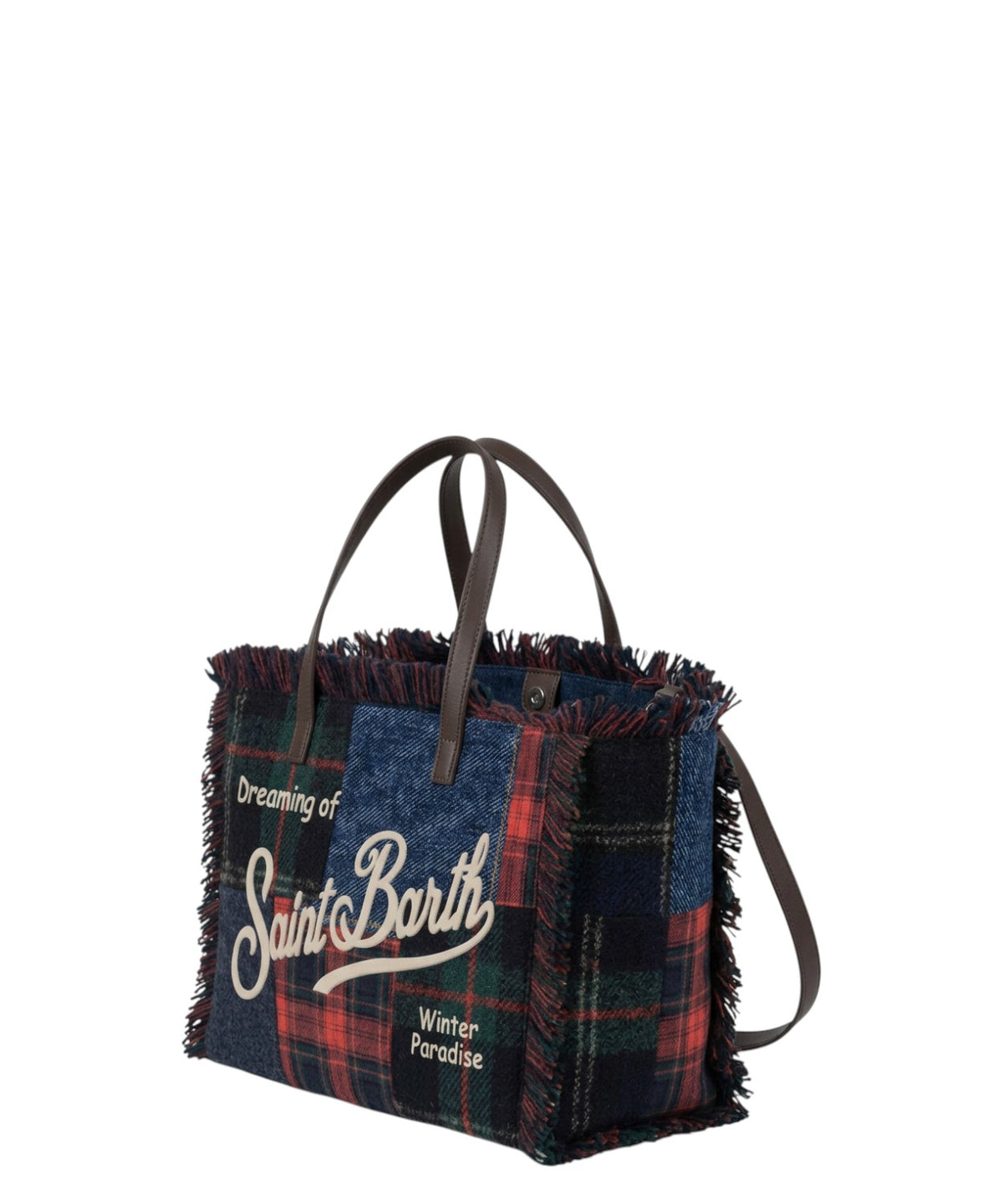 Borsa Colette Wool in Patchwork Tartan