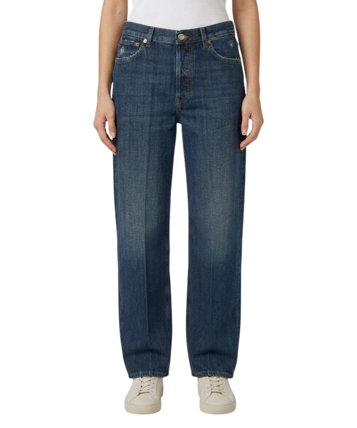 Dondup Dakota Jeans en denim rigide 12,5 Oz, coupe large