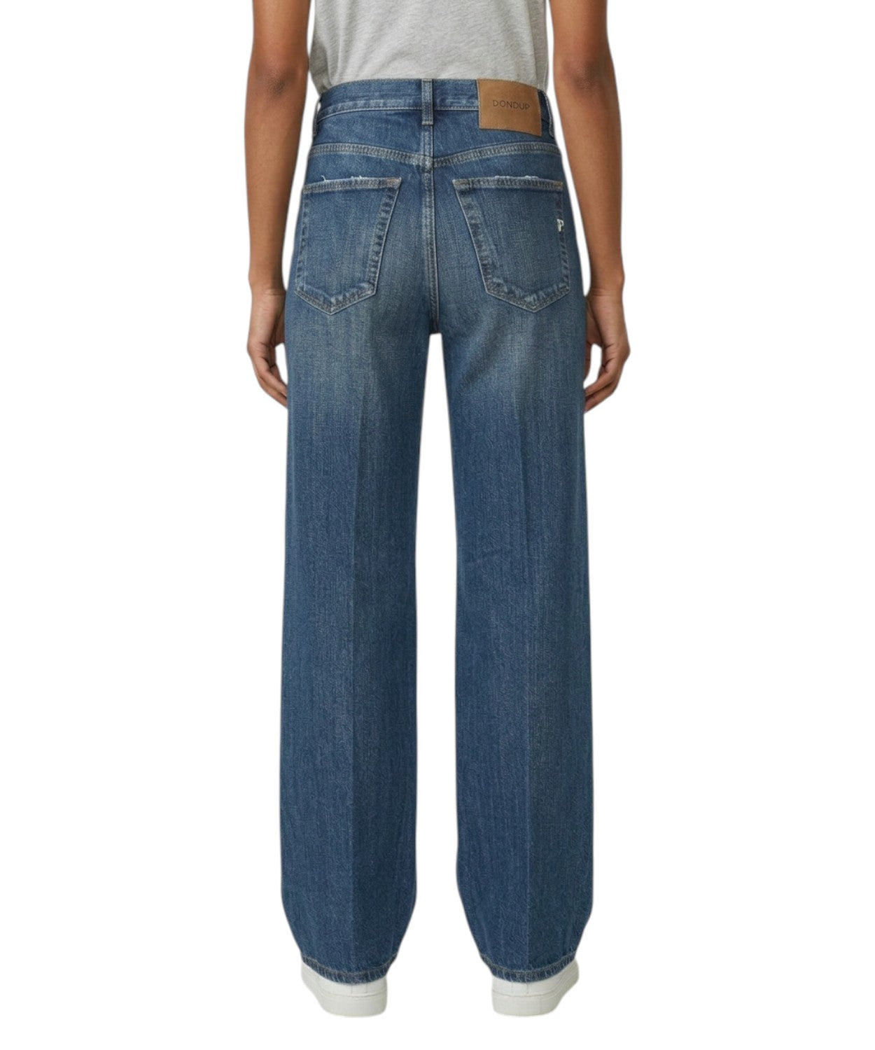 Dondup Dakota Jeans en denim rigide 12,5 Oz, coupe large