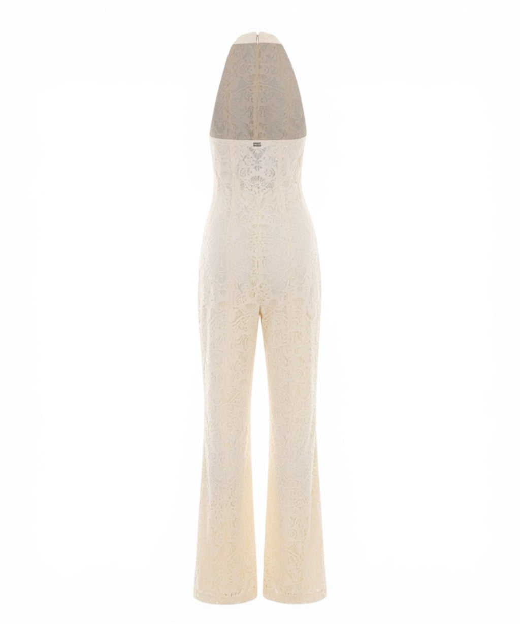 Combinaison en dentelle Twinset avec décolleté américain et ceinture