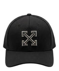 Casquette de baseball Off-White réglable avec plaque logo