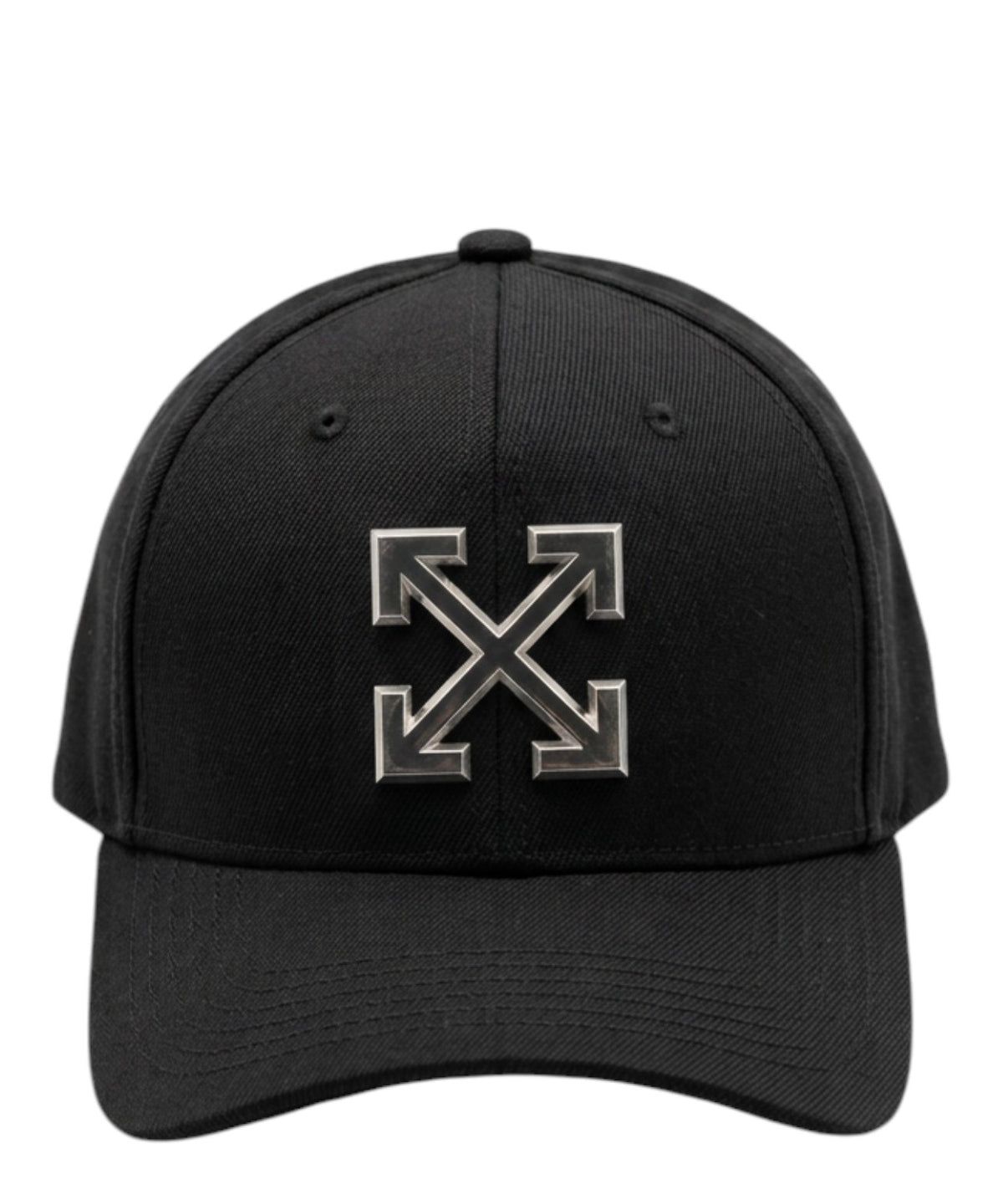 Casquette de baseball Off-White réglable avec plaque logo