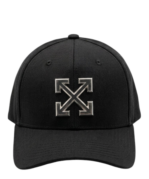 Casquette de baseball Off-White réglable avec plaque logo