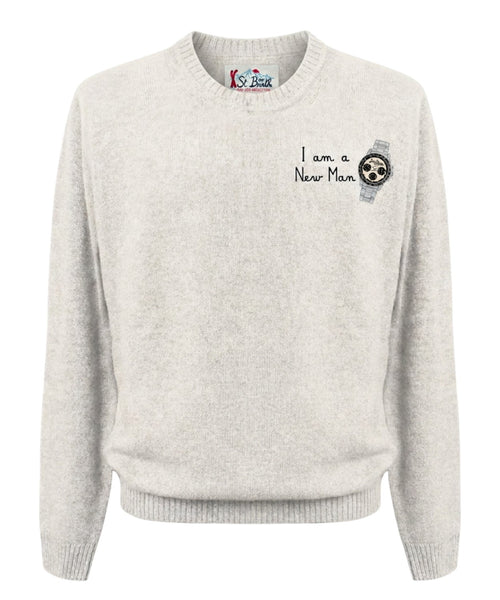 Pull Heron Light avec broderie "Sommelier..."