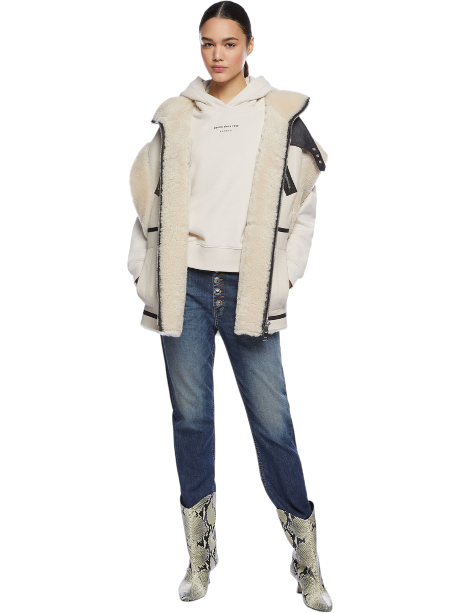 Jeans cropped Koons bottoni gioiello-Dondup-Jeans-Vittorio Citro Boutique