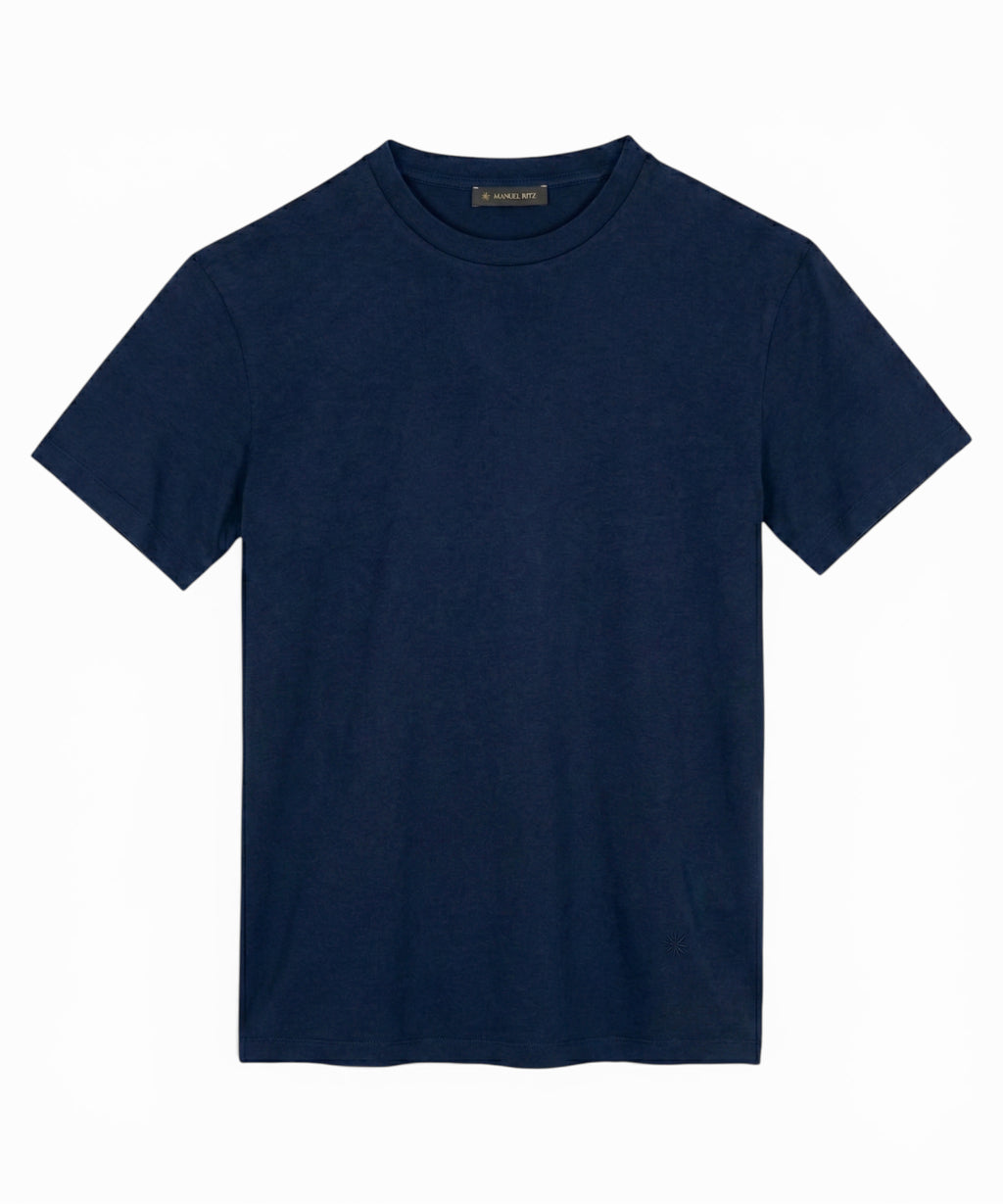 T-shirt homme en coton col rond de Manuel Ritz