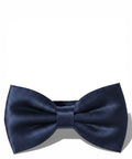 Papillon en satin bleu classique réglable pour occasions élégantes