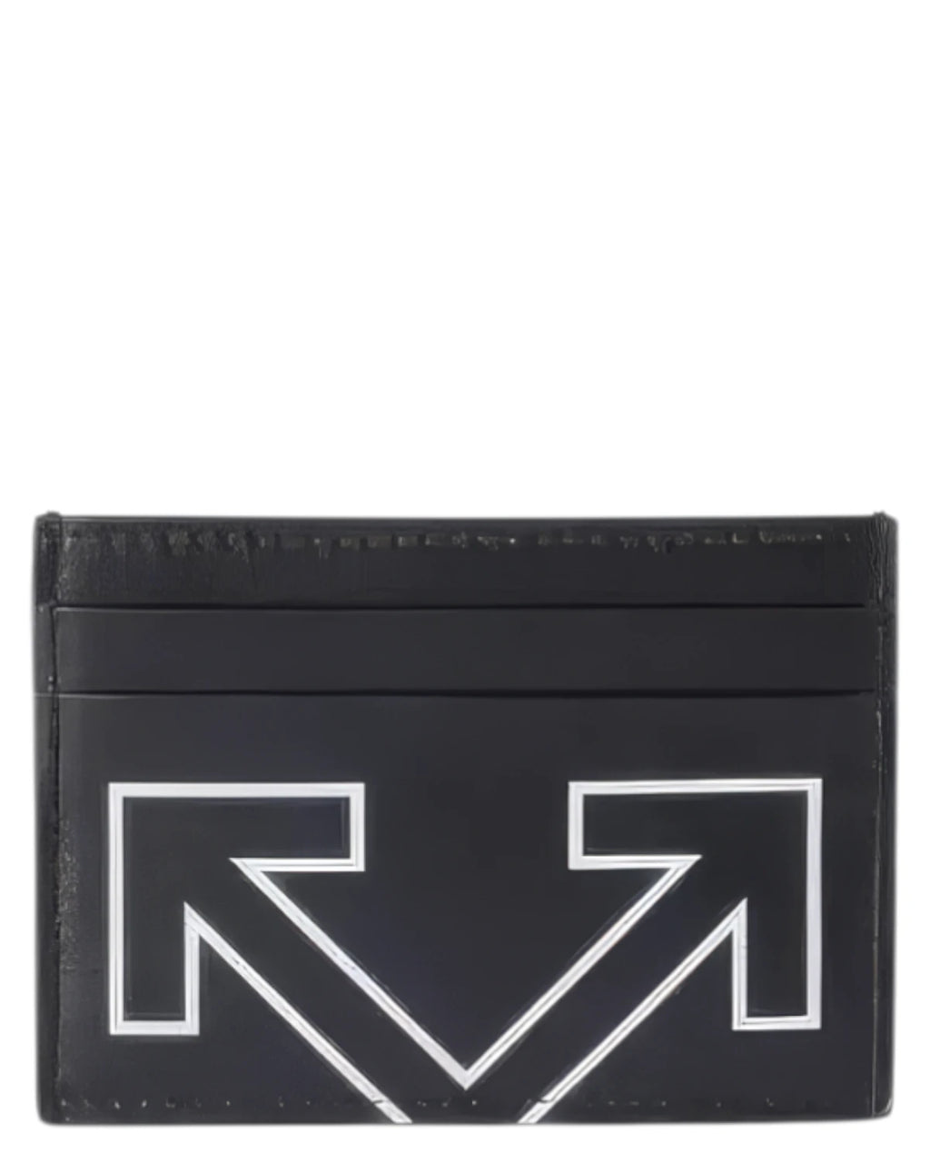 Porte-cartes Off-White en cuir avec motif Flèches